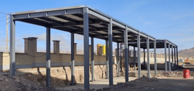 طراحی و اجرای سازه فولادی ساختمان پست برق و دیزل ژنراتور